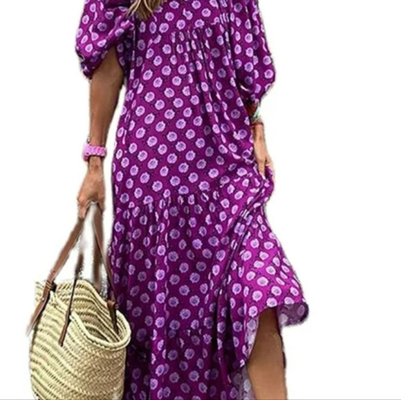 NWOT Beautiful purple summer dress from Adore - Picture 1 of 9